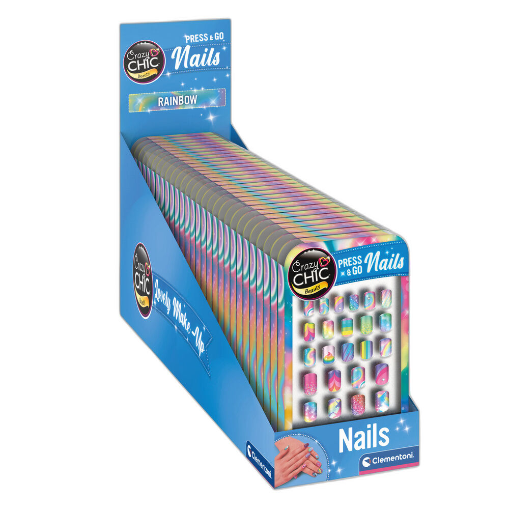 Crazy Chic Rainbow Nails Set Nerdscape