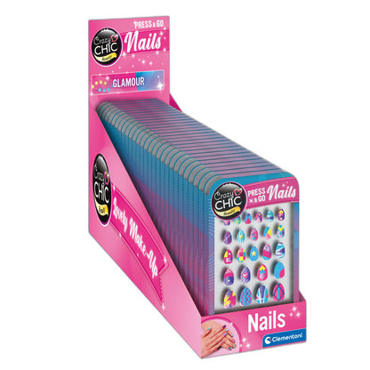 Crazy Chic Glamour Nails Set Nerdscape