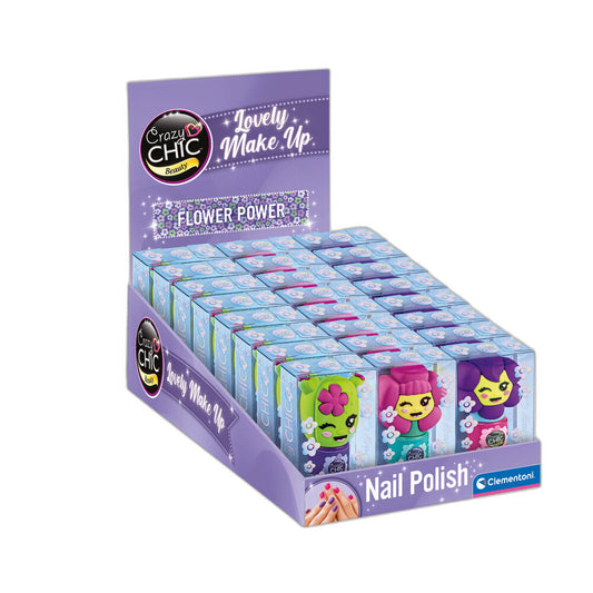 Crazy Chic Flower Power assorted Nail Polish Nerdscape
