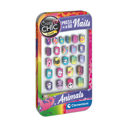 Crazy Chic Animals Nails Set Nerdscape