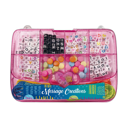 Crazy Chic Friendship Message Bracelets Pink set Nerdscape