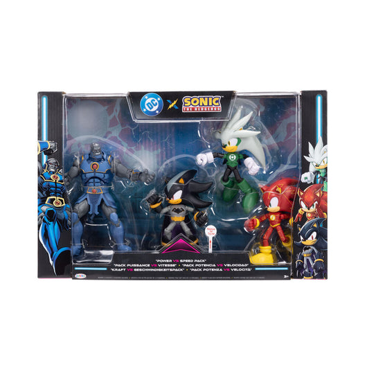DC Comics Sonic The Hedgehog pack 4 figures 12cm