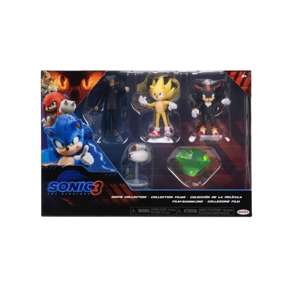 Sonic 3 wave 1 pack 5 figures 6cm Nerdscape