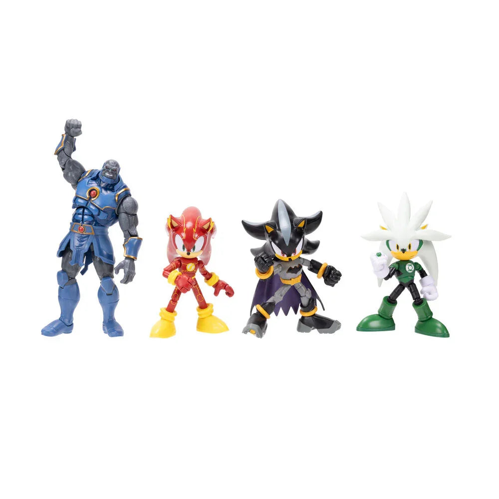 DC Comics Sonic The Hedgehog pack 4 figures 12cm Nerdscape