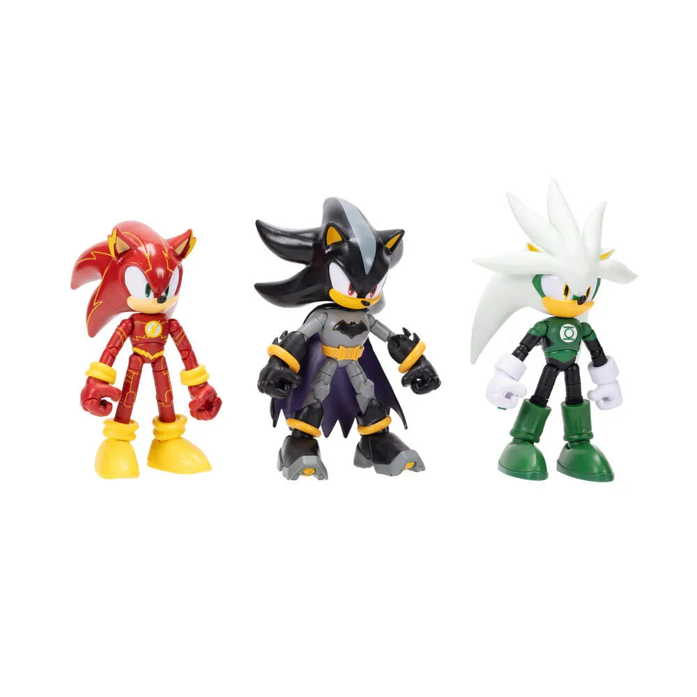 DC Comics Sonic The Hedgehog pack 4 figures 12cm Nerdscape