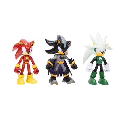 DC Comics Sonic The Hedgehog pack 4 figures 12cm Nerdscape