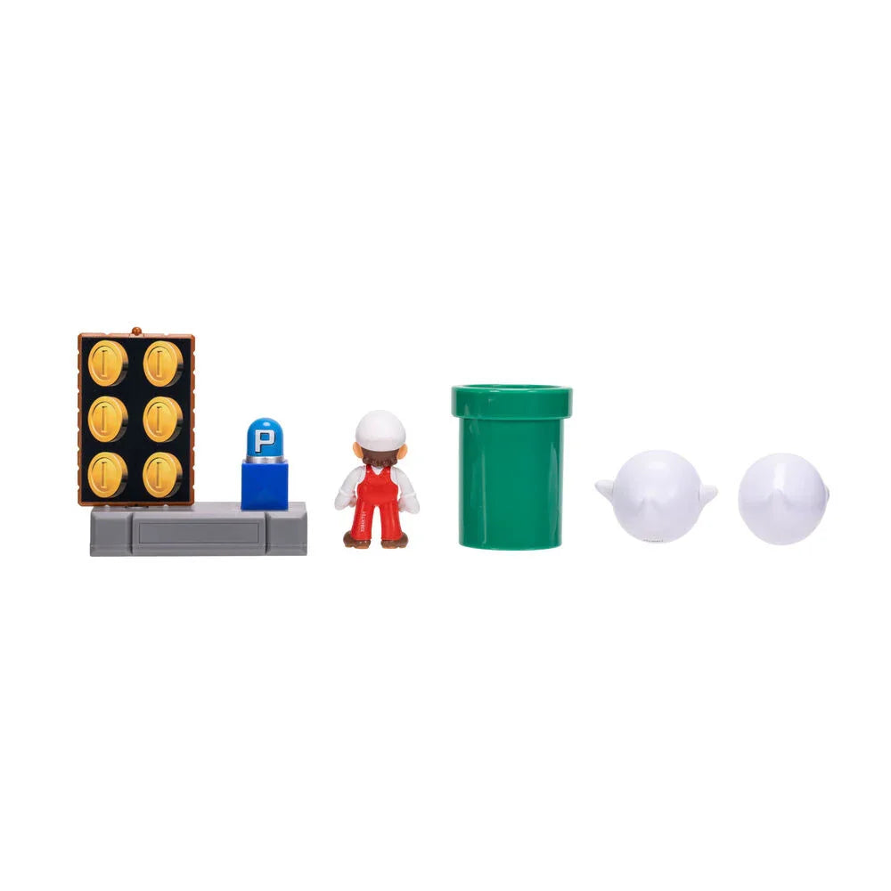 Super Mario Bros Spinning Spirit diorama Nerdscape