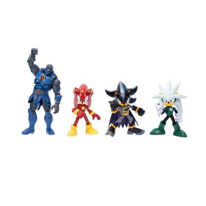 DC Comics Sonic The Hedgehog pack 4 figures 12cm Nerdscape