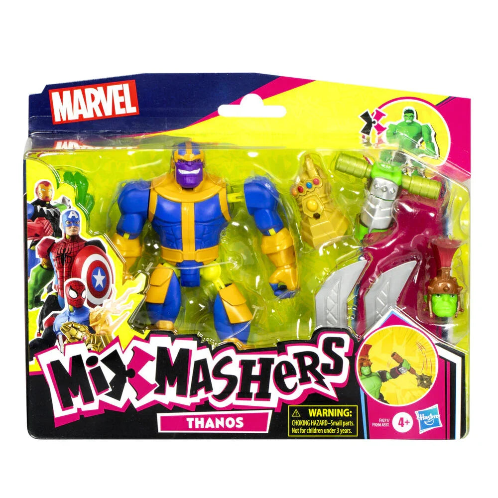 Marvel Mix Mashers Thanos Deluxe Figura da Collezione 12cm - Nerdscape Nerdscape