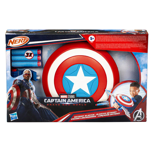 Marvel Captain America Brave New World Skyshot - Figura da Collezione - Nerdscape Nerdscape