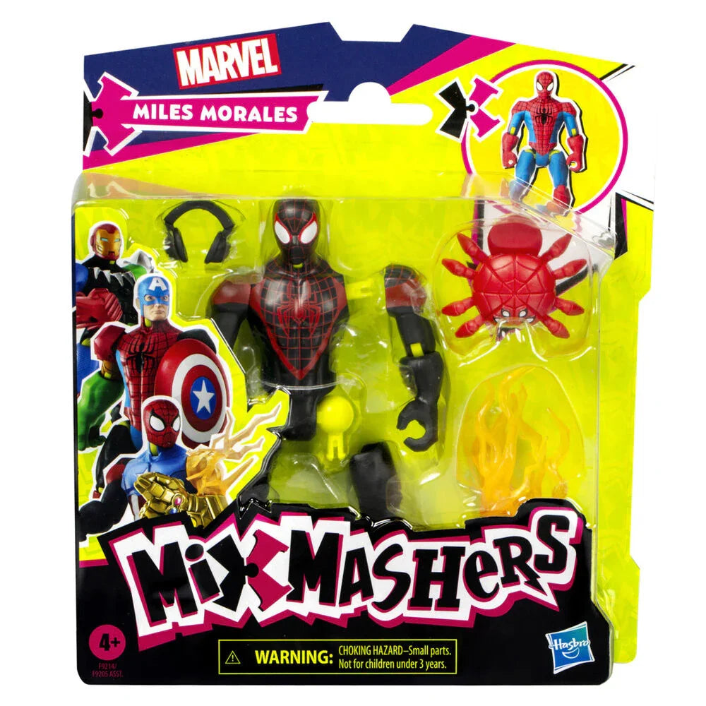 Marvel Mix Mashers Miles Morales Figura da Collezione 12cm - Nerdscape Nerdscape