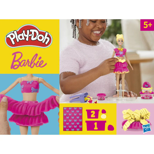 Pâte à modeler Barbie à volants et nœuds