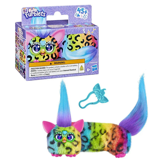 Furblet Rain-Bow-Kat Mini Furby Figura da Collezione - Nerdscape Nerdscape