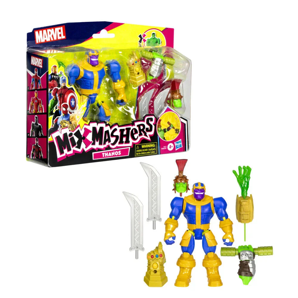 Marvel Mix Mashers Thanos Deluxe Figura da Collezione 12cm - Nerdscape Nerdscape