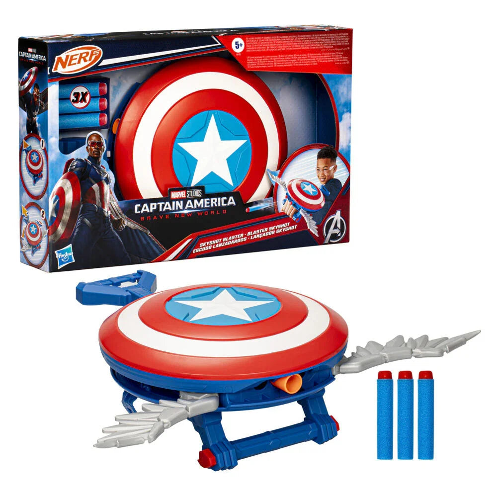 Marvel Captain America Brave New World Skyshot - Figura da Collezione - Nerdscape Nerdscape