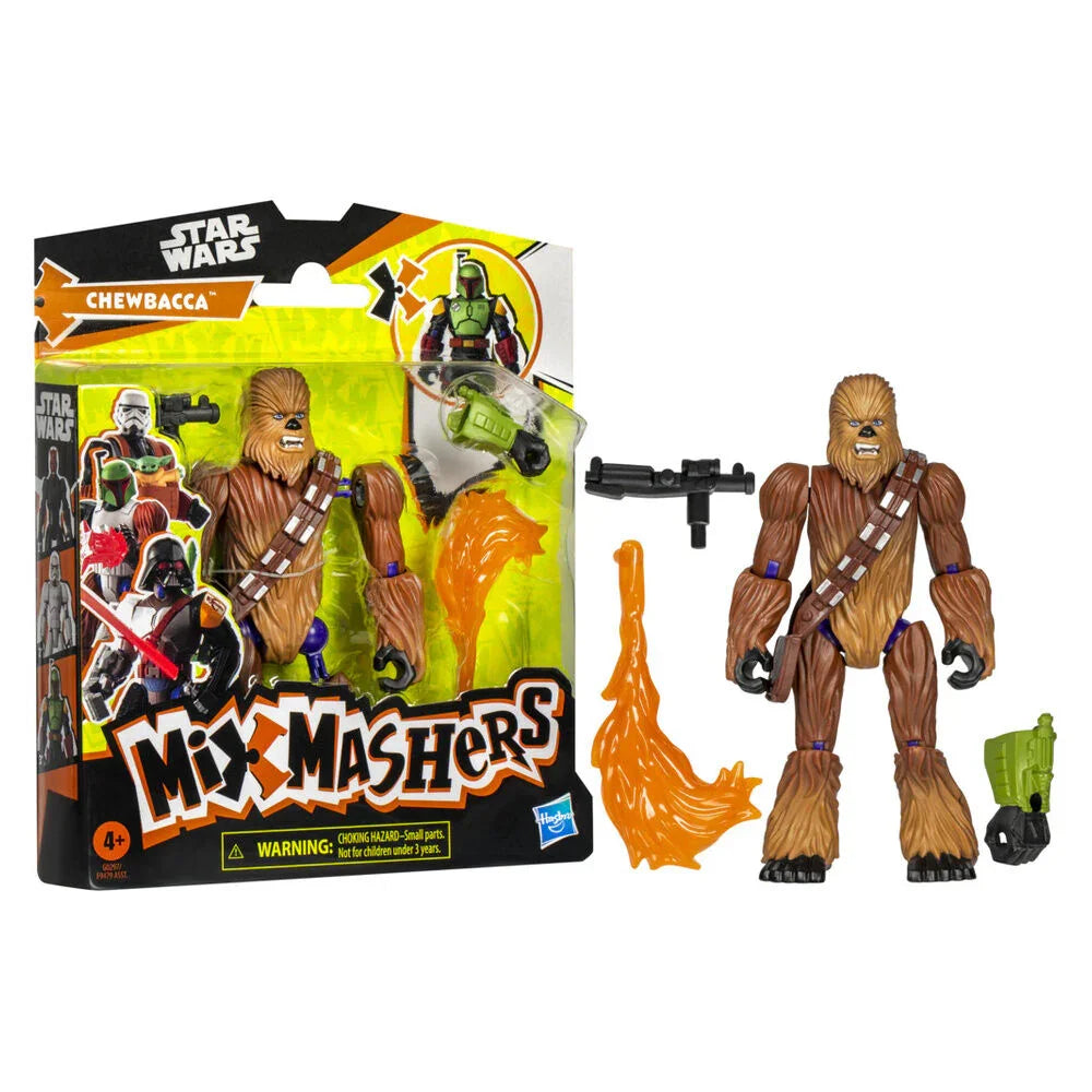 Star Wars Chewbacca Mix Mashers Figura da Collezione 12cm - Nerdscape Nerdscape