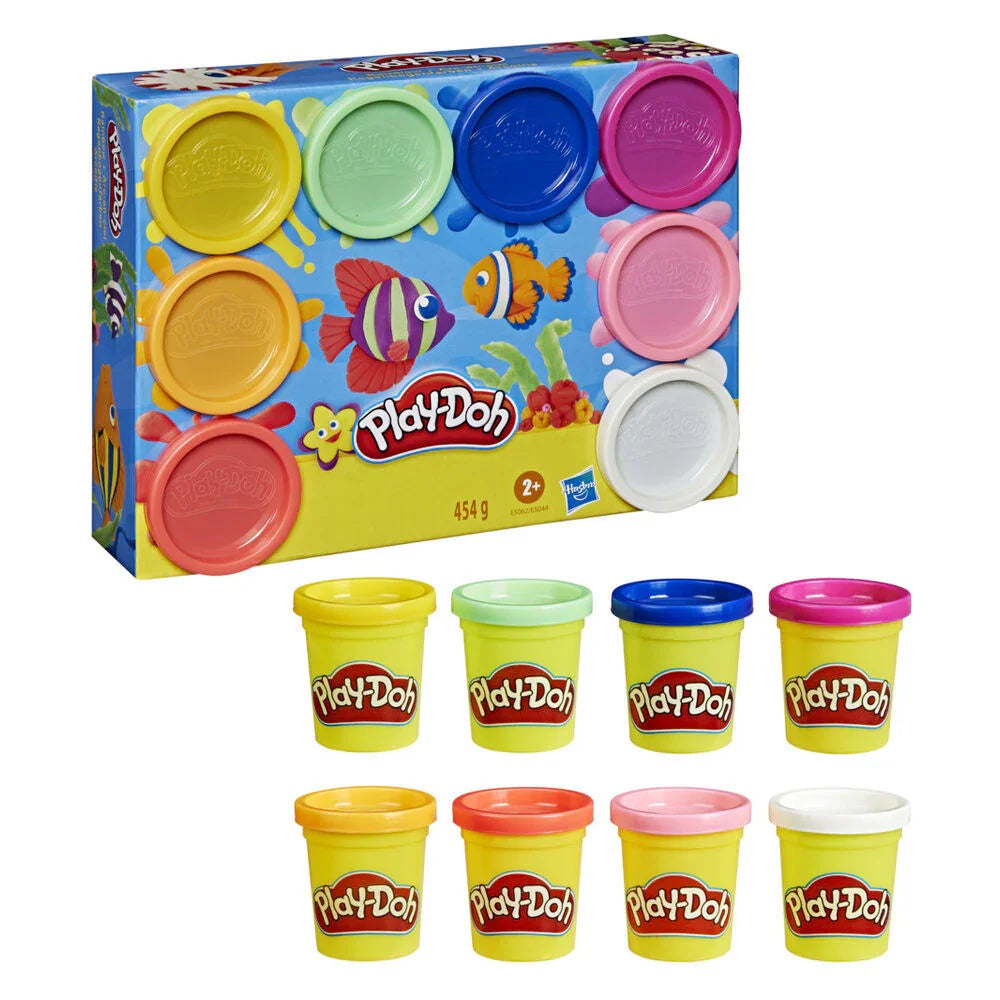 Play-Doh Set 8 Vasetti Modelling Clay - Nerdscape Nerdscape