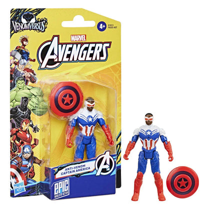 Marvel Avengers Captain America Anti-Venom Figura da Collezione 10cm - Nerdscape Nerdscape