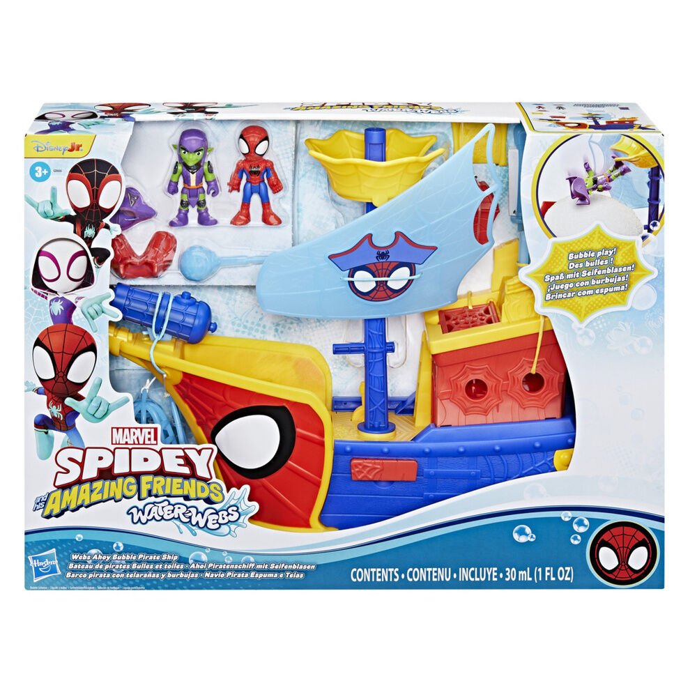 Marvel Spidey Spider Web and Bubbles Pirate Ship - Nerdscape