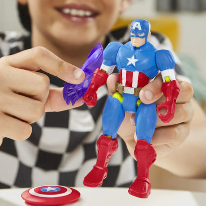 Marvel Mix Mashers Captain America Figura da Collezione 12cm - Nerdscape Nerdscape