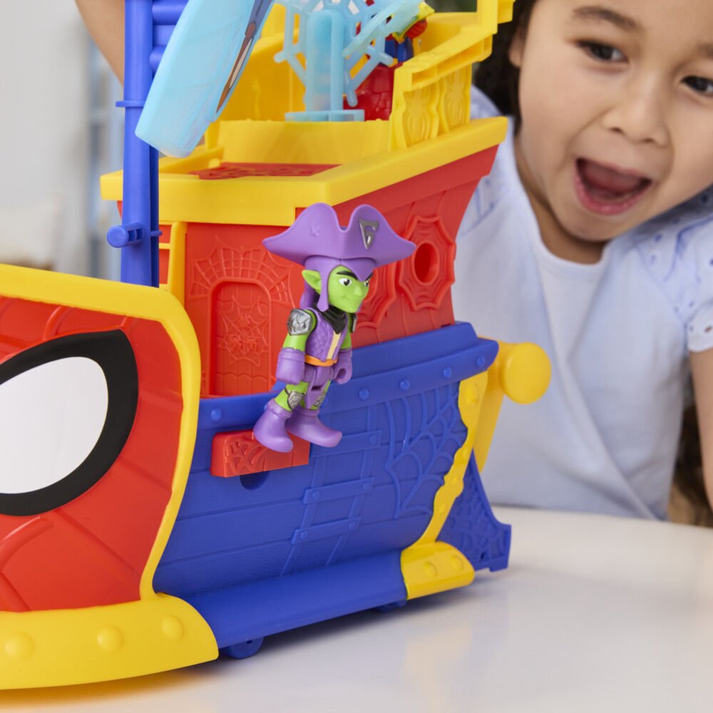Marvel Spidey Spider Web and Bubbles Pirate Ship - Nerdscape