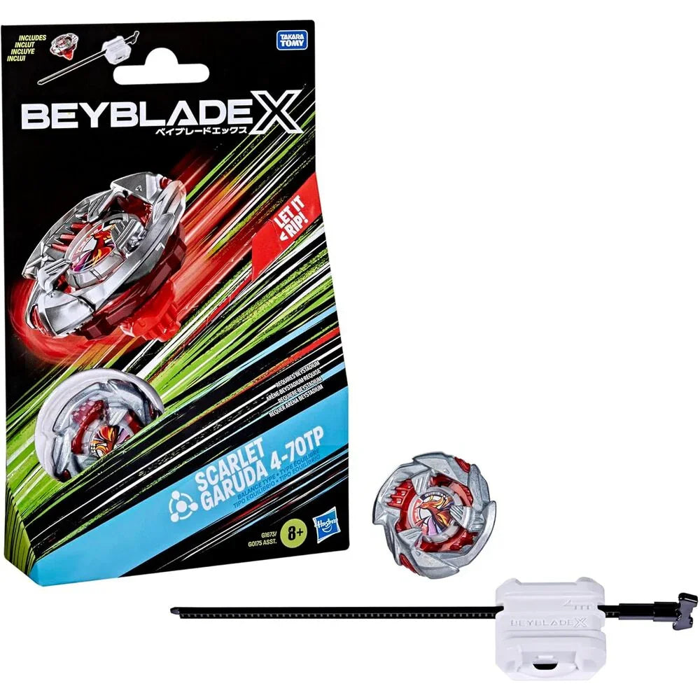 Beyblade X Scarlet Garuda Starter Kit - Figura da Collezione - Nerdscape Nerdscape