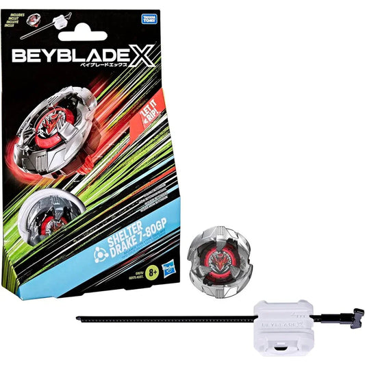 Beyblade X Shelter Drake Starter Kit - Figura da Collezione - Nerdscape Nerdscape
