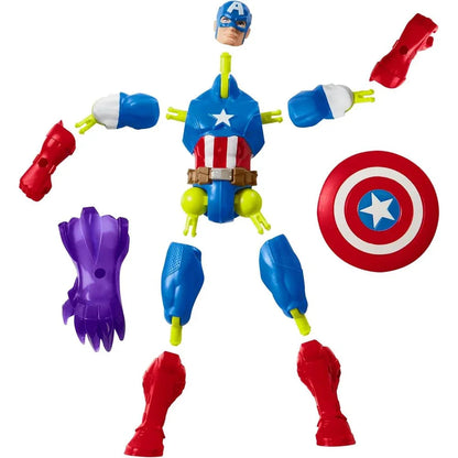 Marvel Mix Mashers Captain America Figura da Collezione 12cm - Nerdscape Nerdscape