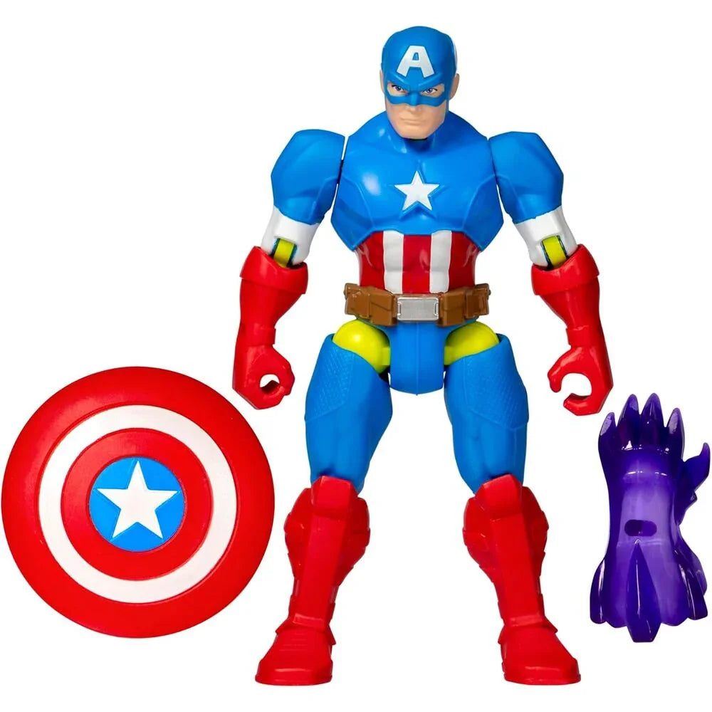 Marvel Mix Mashers Captain America Figura da Collezione 12cm - Nerdscape Nerdscape