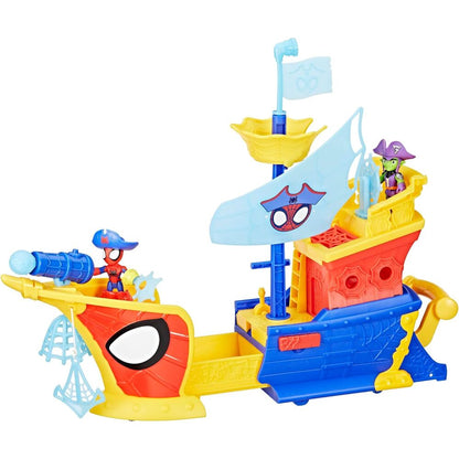 Marvel Spidey Spider Web and Bubbles Pirate Ship - Nerdscape