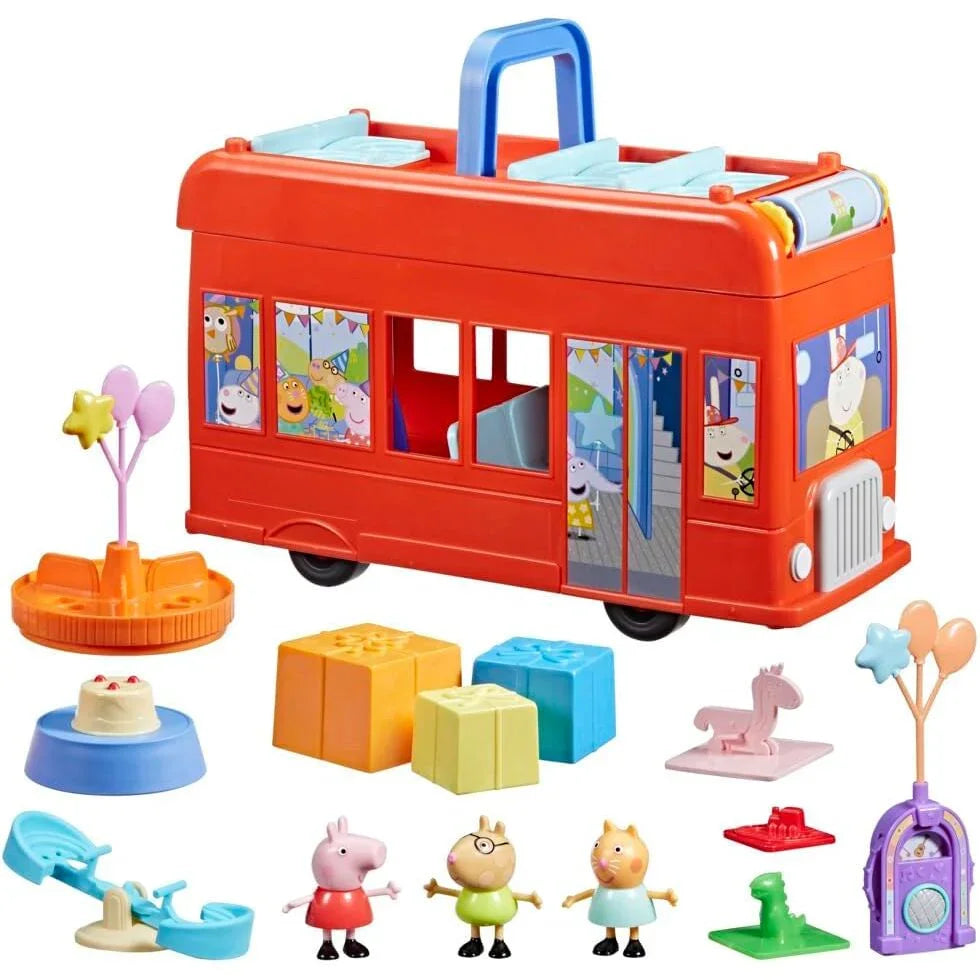 Peppa Pig 2-in-1 Party Bus - Figura da Collezione - Nerdscape Nerdscape