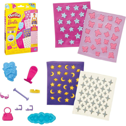 Pâte à modeler Barbie Paillettes et Pierres précieuses