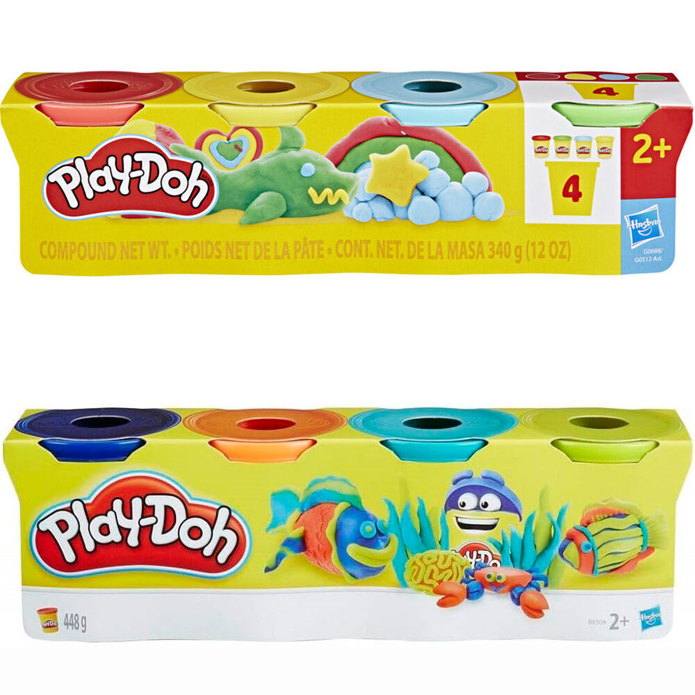 Play-Doh Classic assorted Set 4 pots of modelling clay Nerdscape