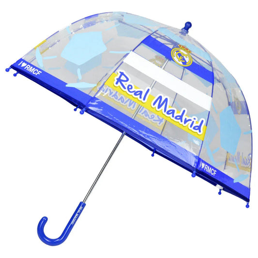 Real Madrid manual transparent bubble umbrella 48cm Nerdscape