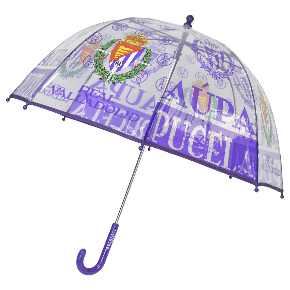 Real Valladolid manual transparent bubble umbrella 48cm Nerdscape