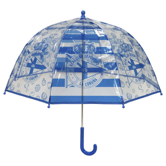 Deportivo de la Coruña manual transparent bubble umbrella 48cm Nerdscape