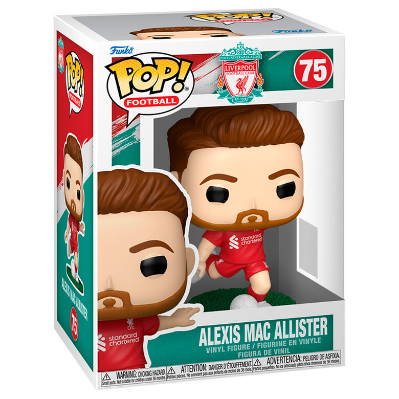 Funko Pop! Liverpool Alexis Mac Allister - Figura da Collezione Vinyl Nerdscape