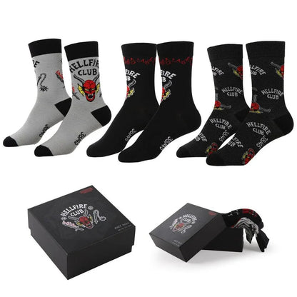 Stranger Things pack 3 assorted socks adult Nerdscape