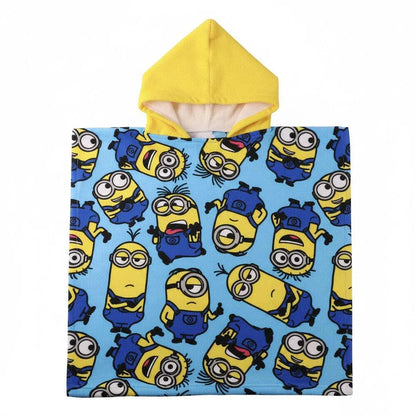 Minions microfibre poncho beach towel Nerdscape