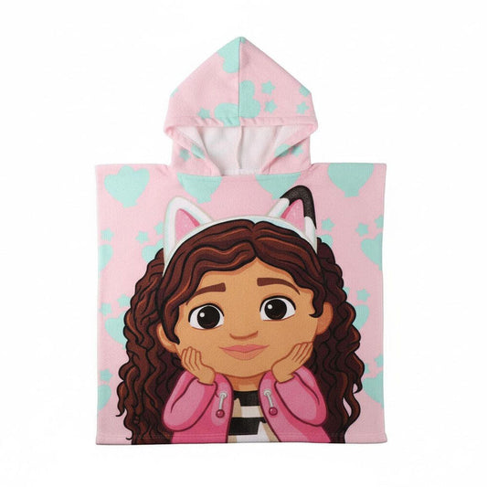 Gabbys Dollhouse microfibre poncho beach towel Nerdscape