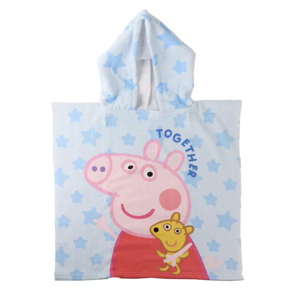 Peppa Pig microfibre poncho beach towel Nerdscape