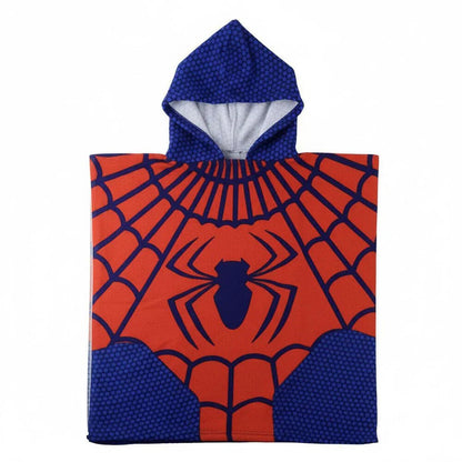 Marvel Spiderman microfibre poncho beach towel Nerdscape