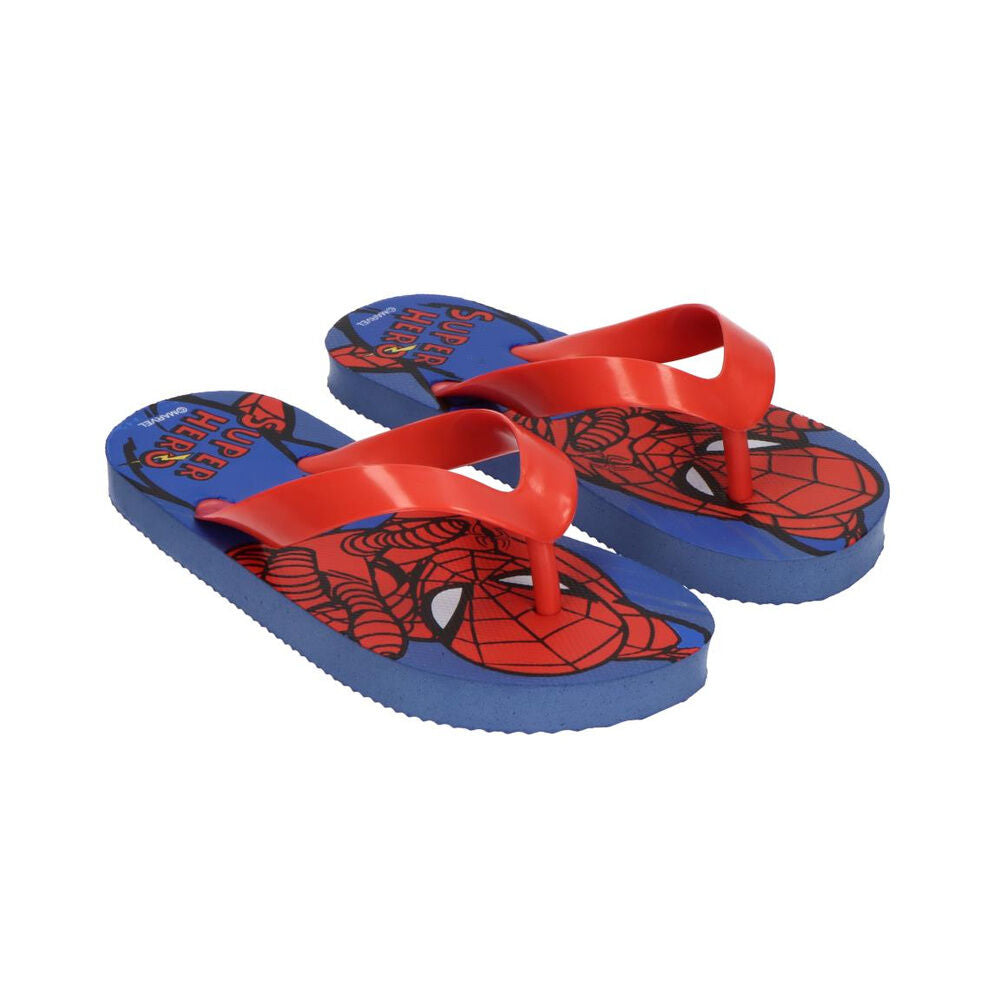 Marvel Spiderman flip-flops Nerdscape