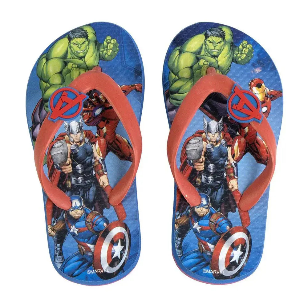 Marvel Avengers premium flip-flops Nerdscape