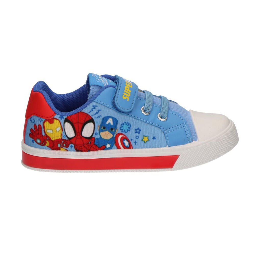 Marvel Spidey canvas trainers with lights - Nerdscape