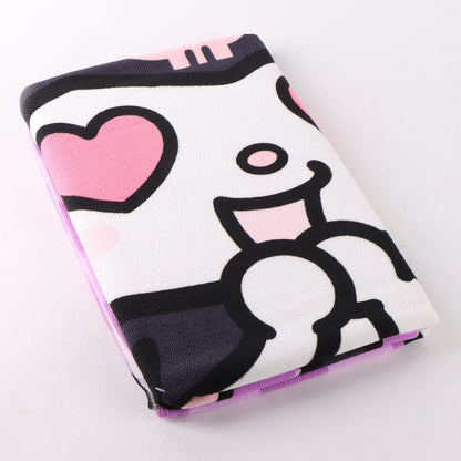 Hello Kitty Kuromi microfibre beach towel Nerdscape
