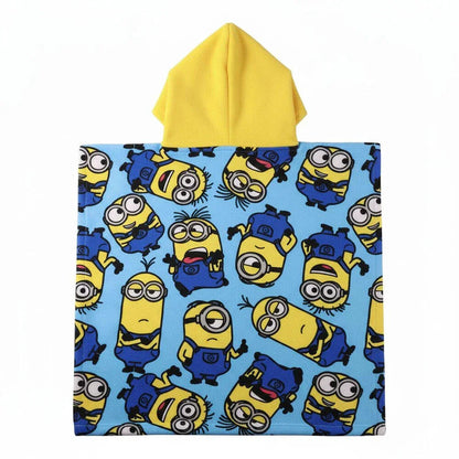 Minions microfibre poncho beach towel Nerdscape