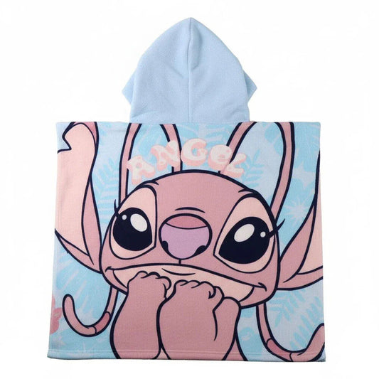 Disney Stitch microfibre poncho beach towel Nerdscape
