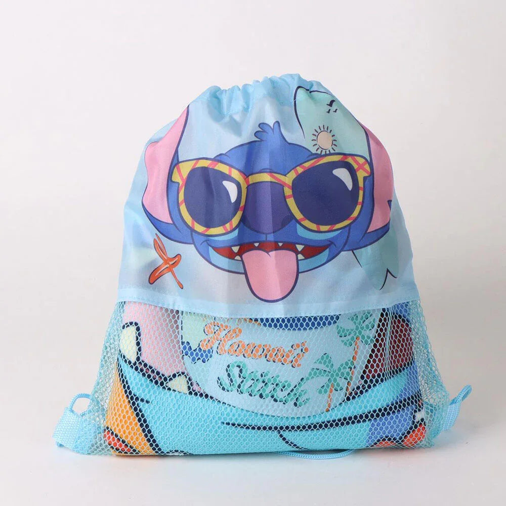 Disney Stitch towel + bag + cap set Nerdscape