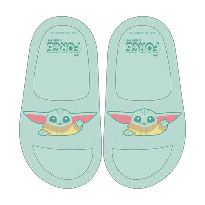 Star Wars The Mandalorian Grogu flip-flops Nerdscape